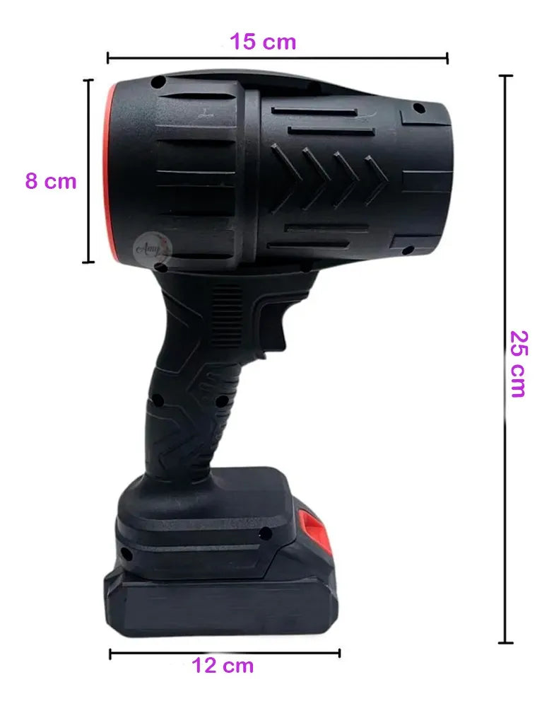 Soplador Turbo Inalámbrico Limpieza Profunda Sin Cables y Sin Esfuerzo