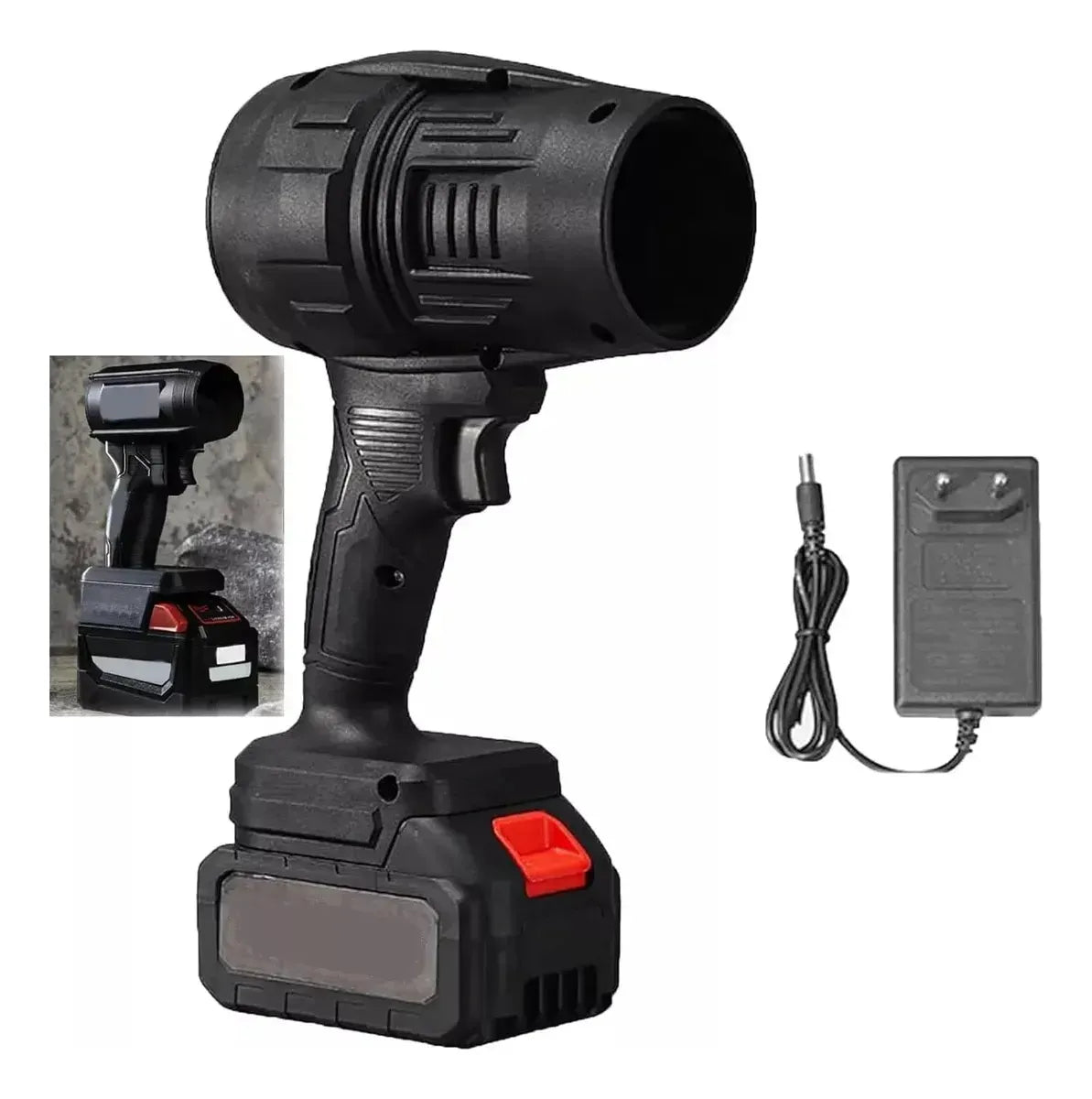 Soplador Turbo Inalámbrico Limpieza Profunda Sin Cables y Sin Esfuerzo